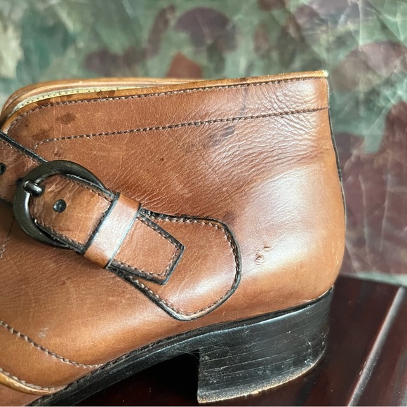 Gucci 1970’s Block Heel Ankle Boots with Buckle Strap - Picture 8 of 13